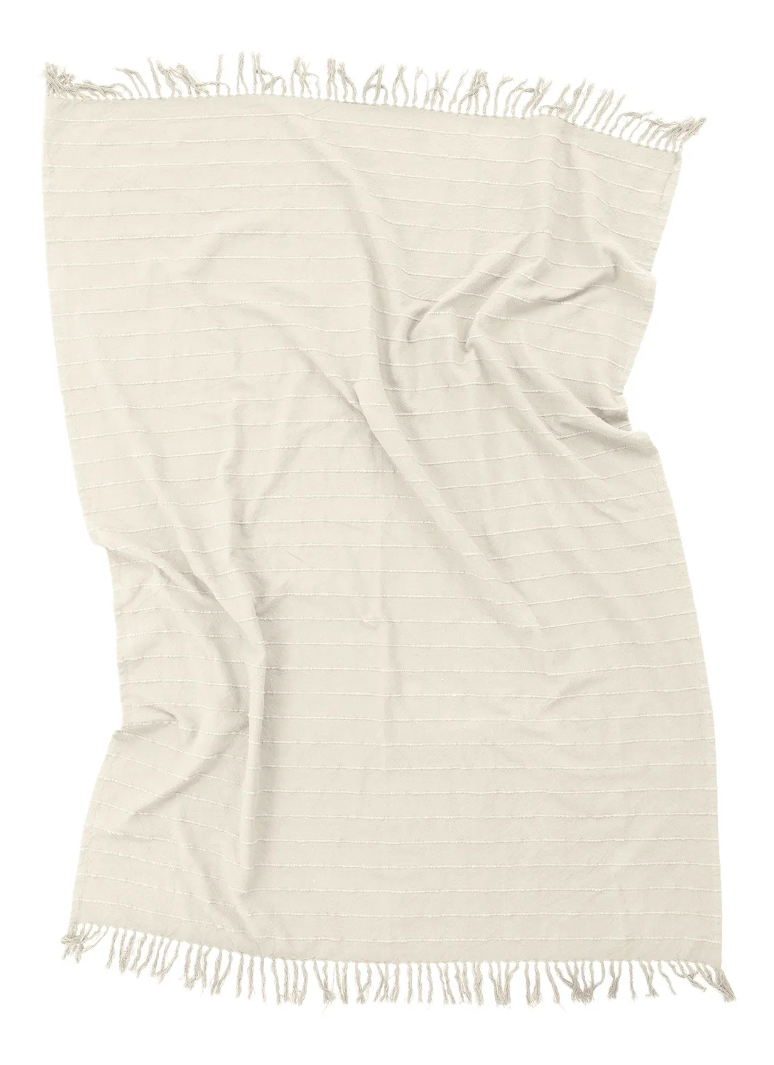 Throws - Nalani cotton throw (cream)