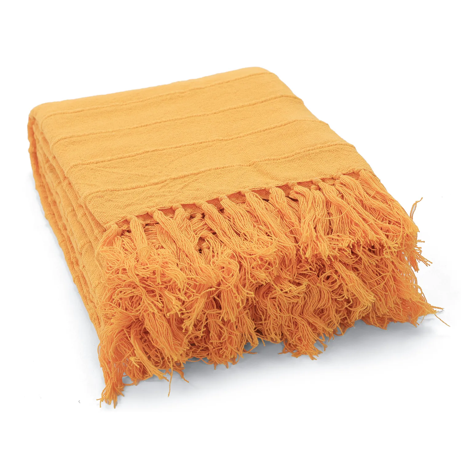 Throws - Nalani cotton throw (orange)