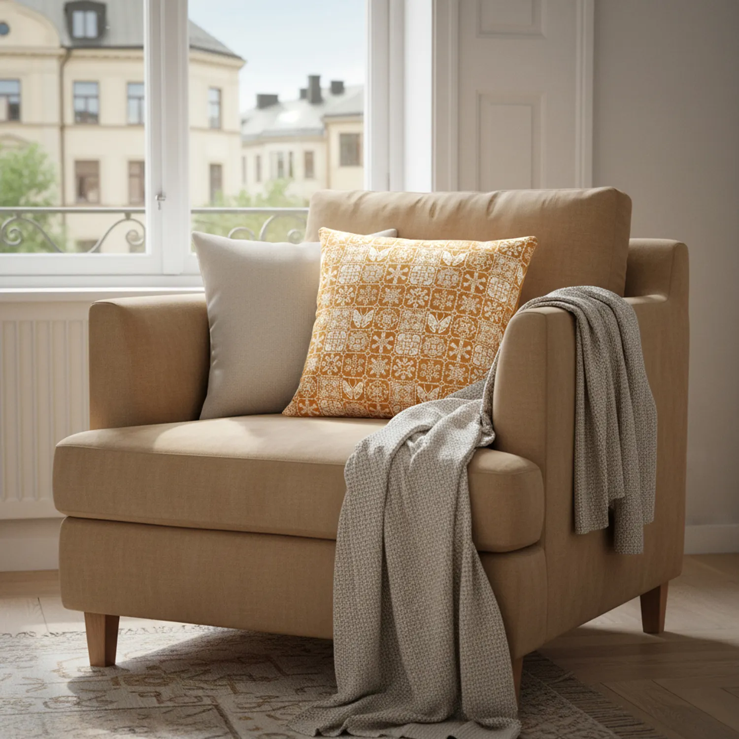 Cushion cover - Sundre (gold)