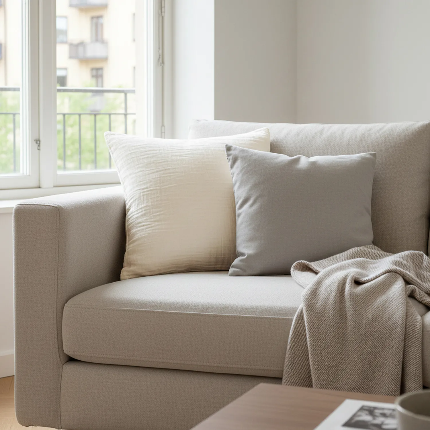 Cushion cover - Vanja (cream)