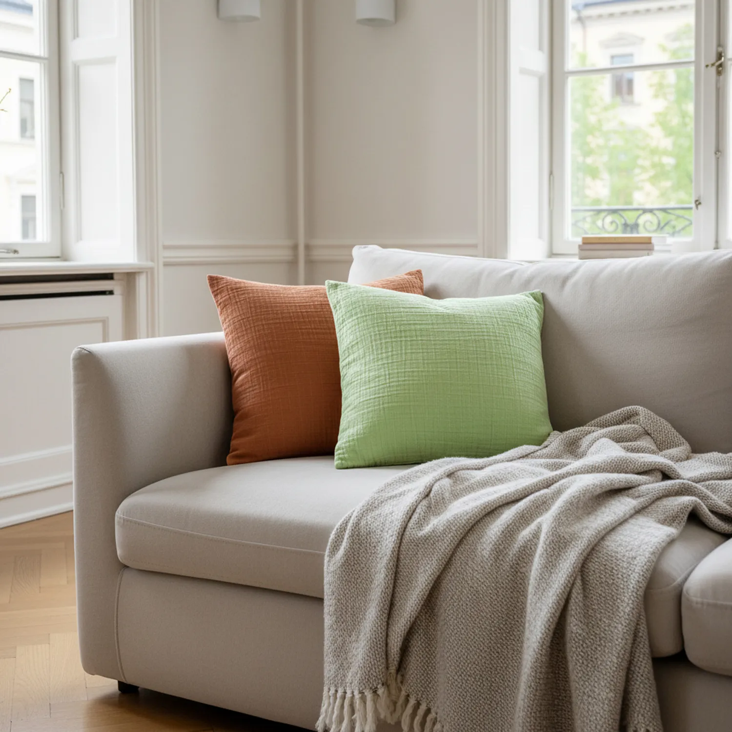 Cushion cover - Vanja (light green)