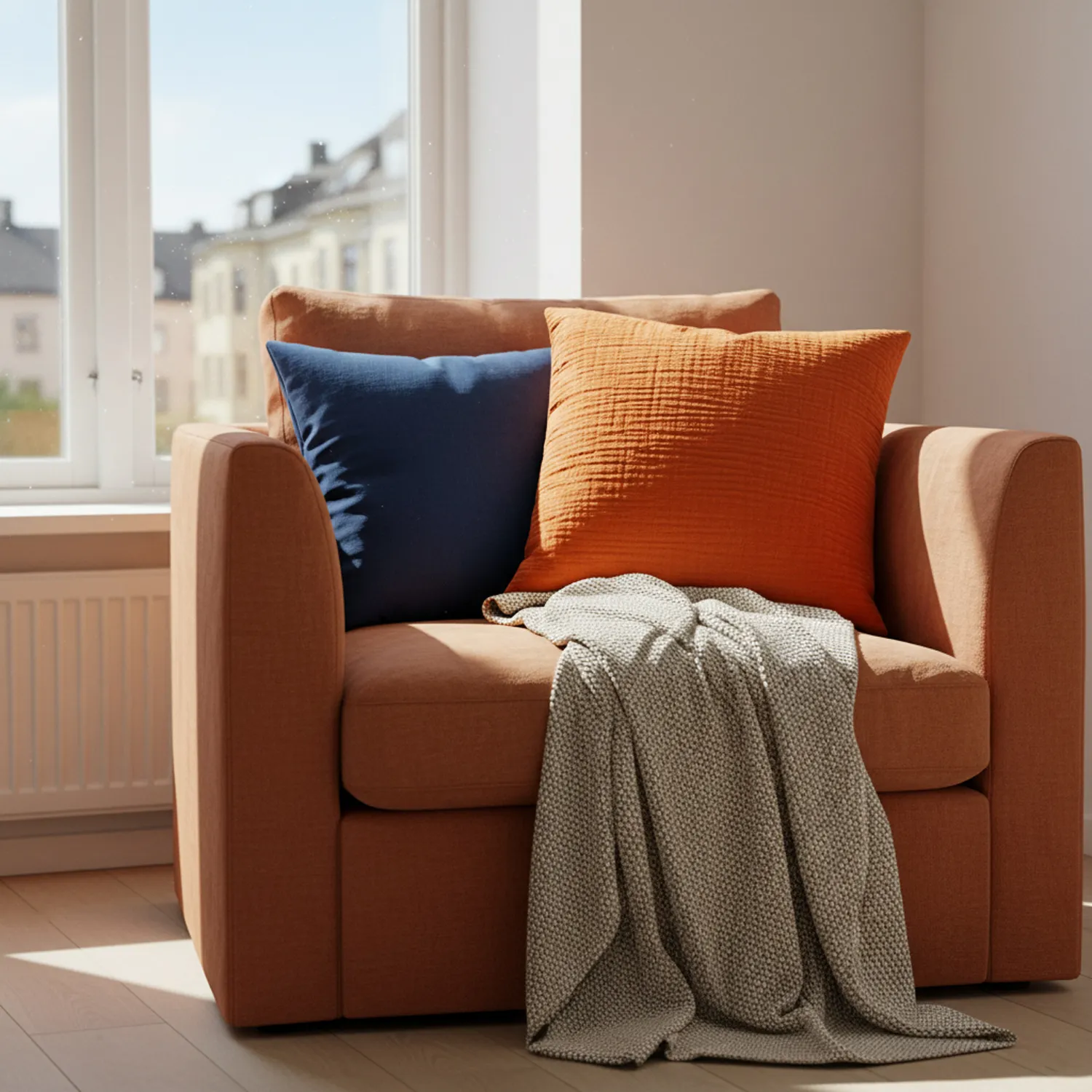 Cushion cover - Vanja (rust)