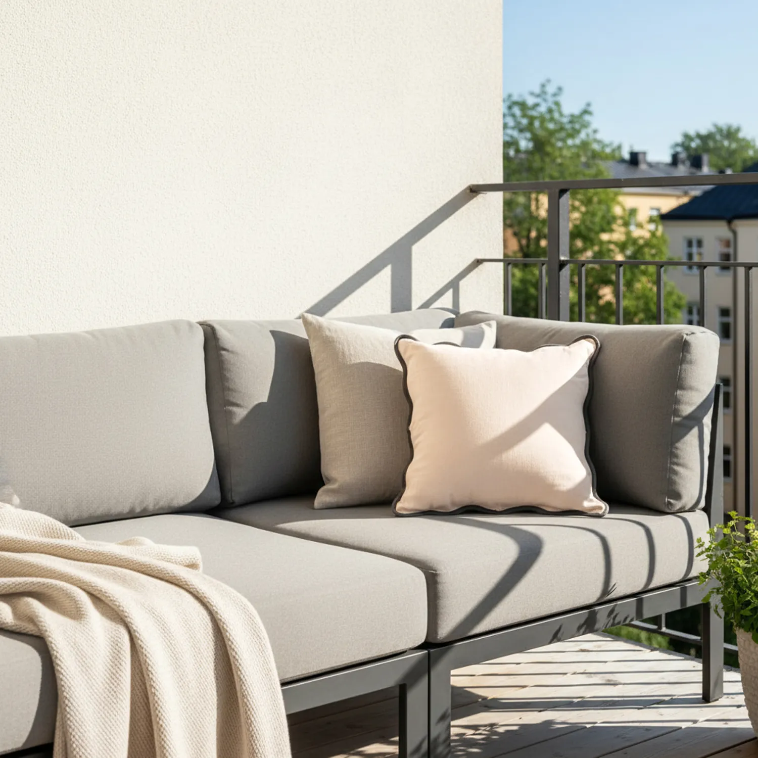 Cushion cover - Yrsa (light beige)