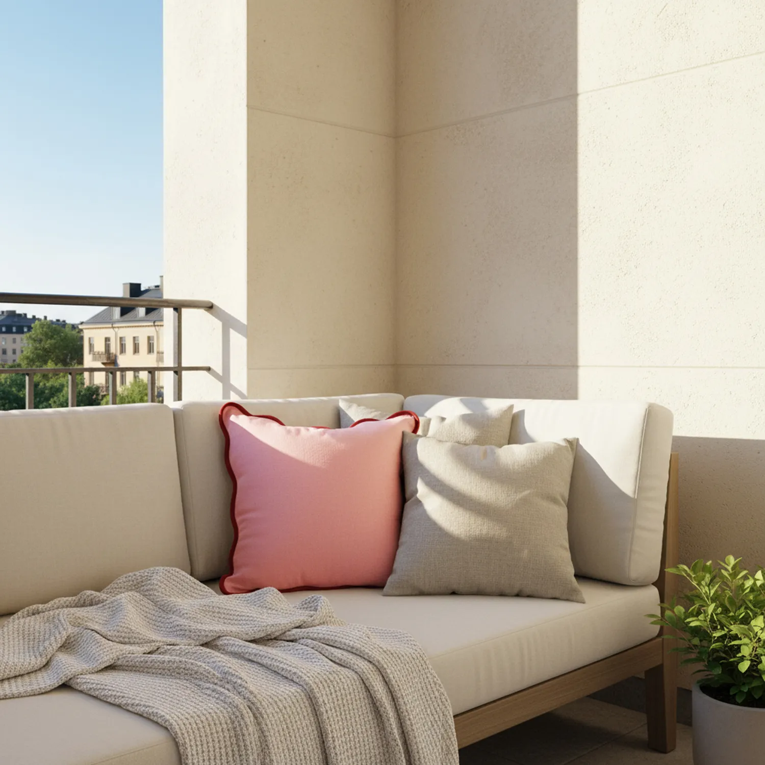 Cushion cover - Yrsa (pink)