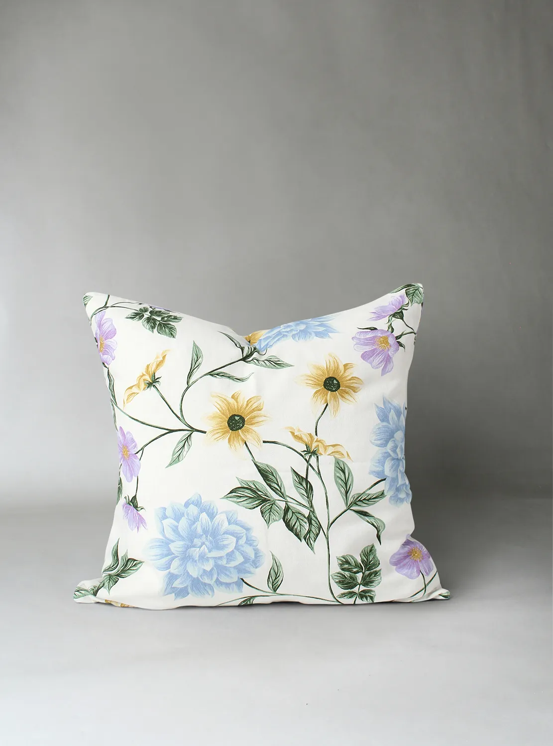 Cushion cover - Dahlia (blue)
