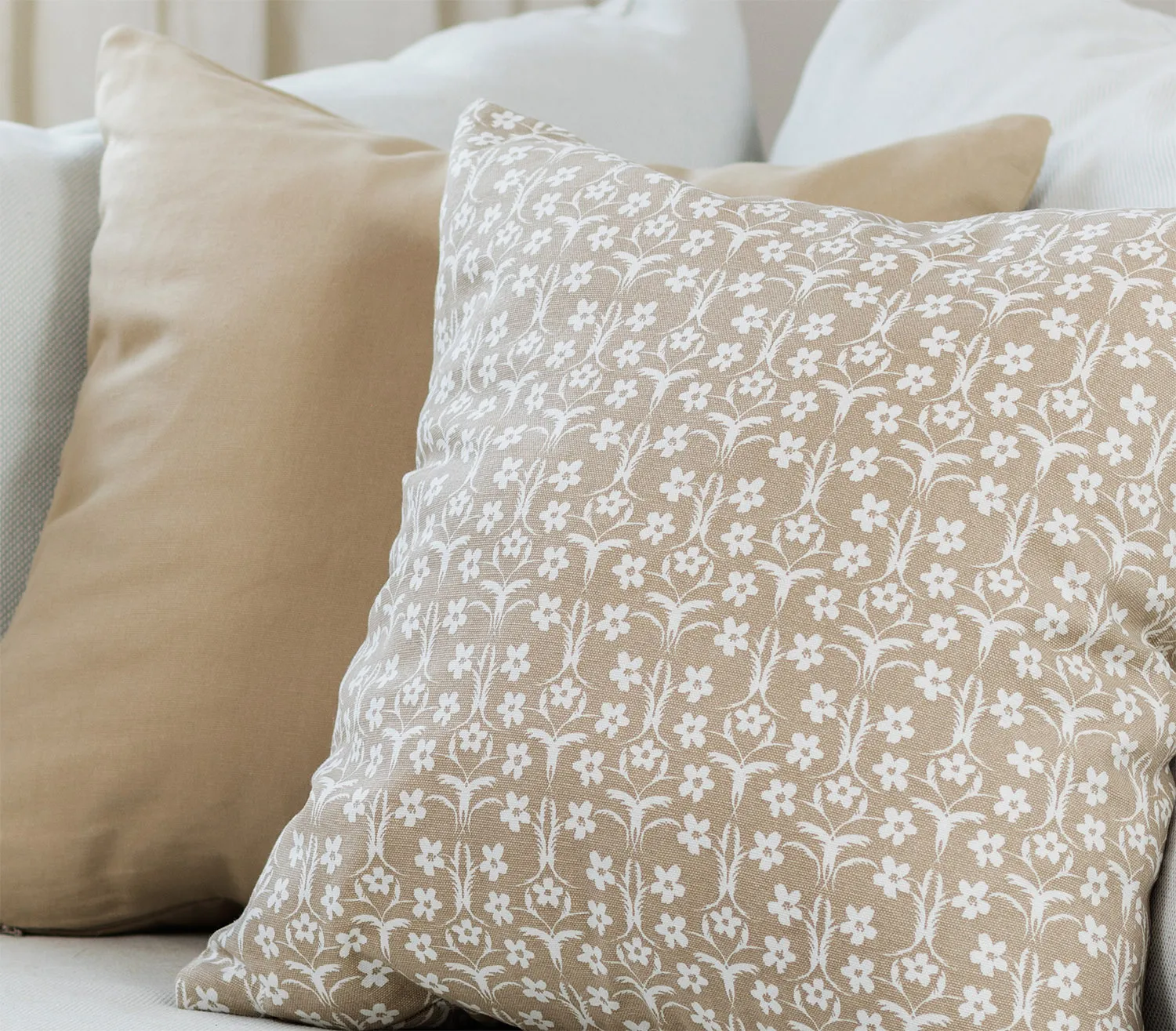 Cushion covers 2-pack - Ella (beige)
