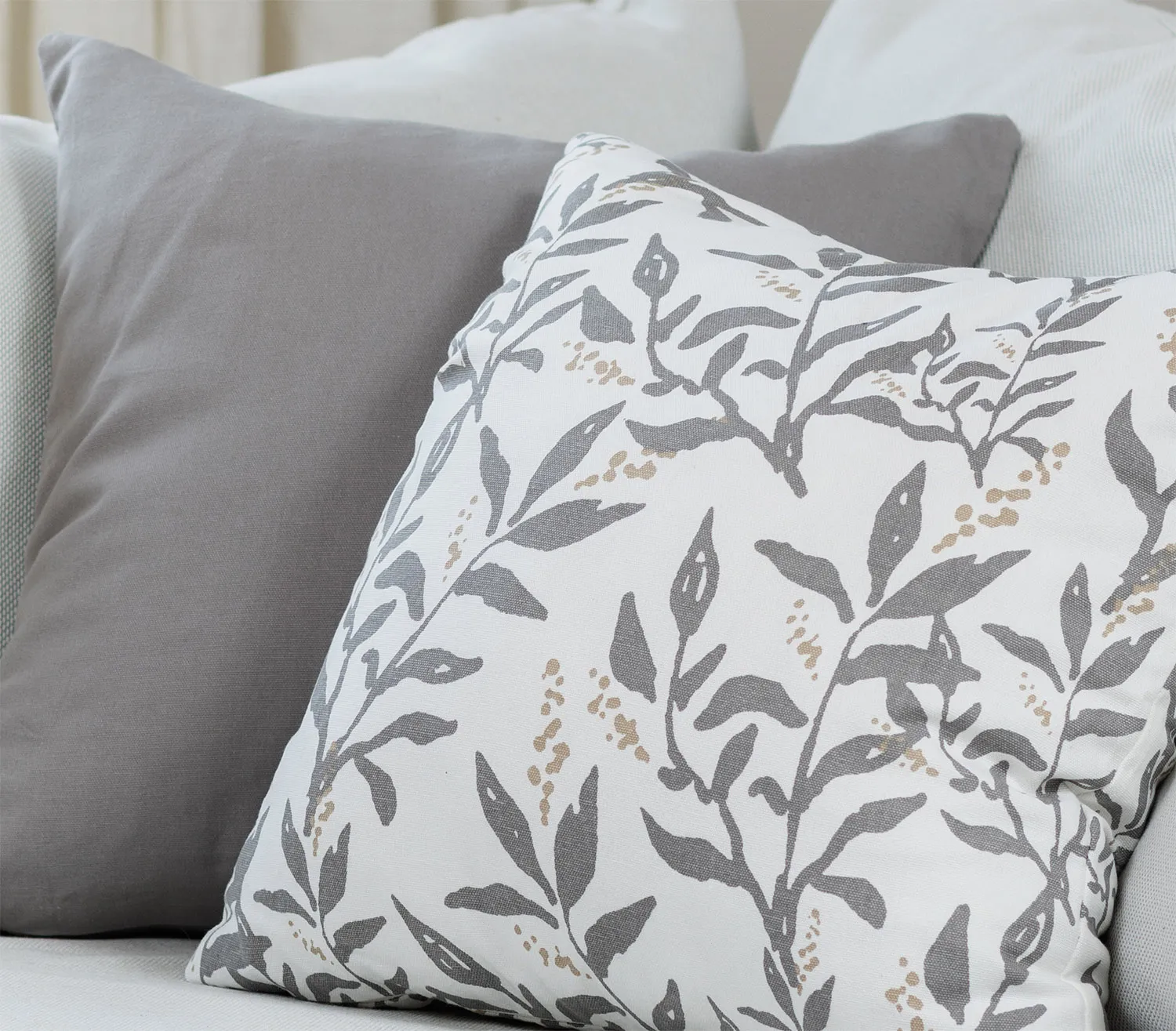 Cushion covers 2-pack - Katri (grey)