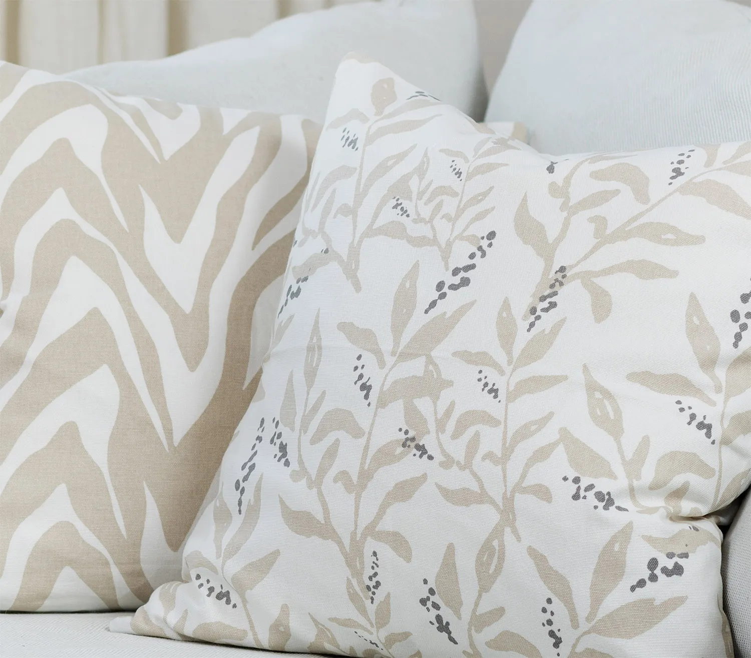 Cushion covers 2-pack - Laura (beige)