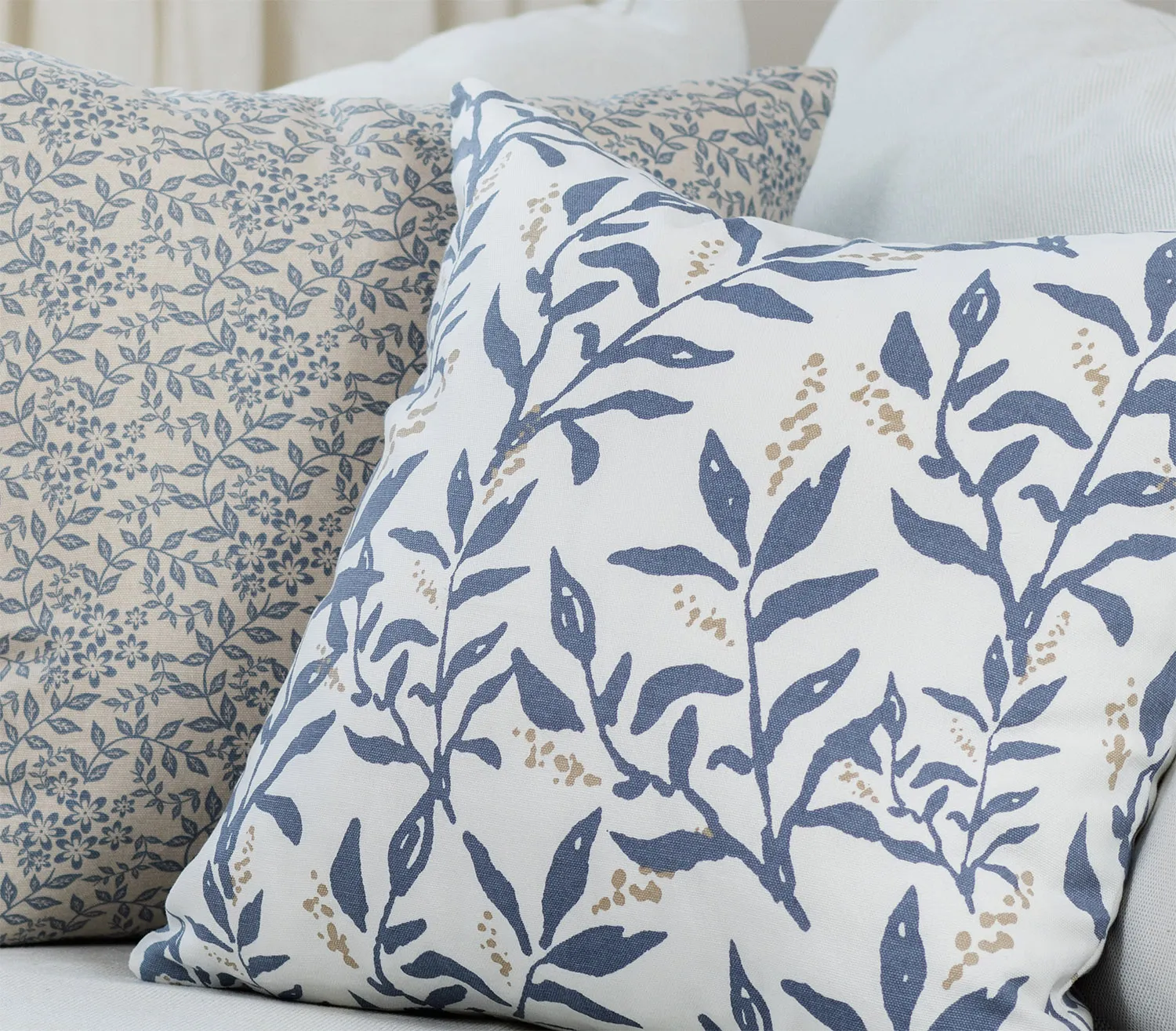 Cushion covers 2-pack - Lilja (blue)