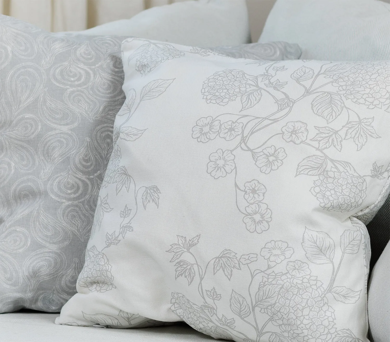 Cushion covers 2-pack - Merja (grey)