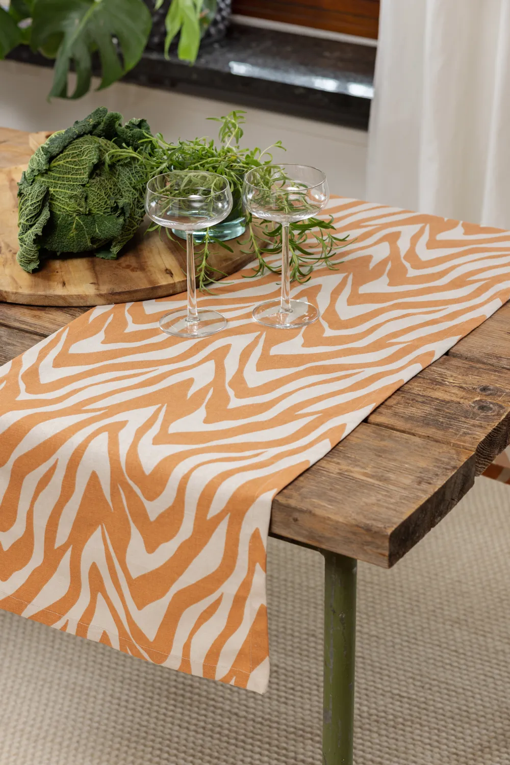 Table runner - Laura (orange)