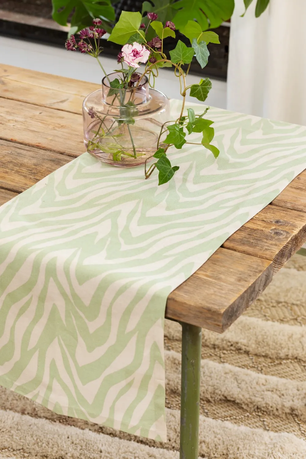 Table runner - Laura (green)