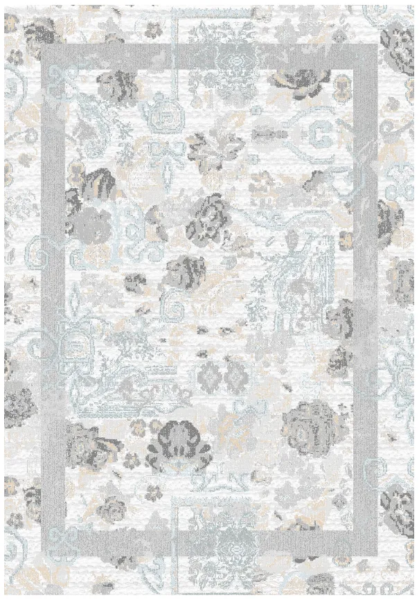 Wilton rug - Lefkada (white/multi)