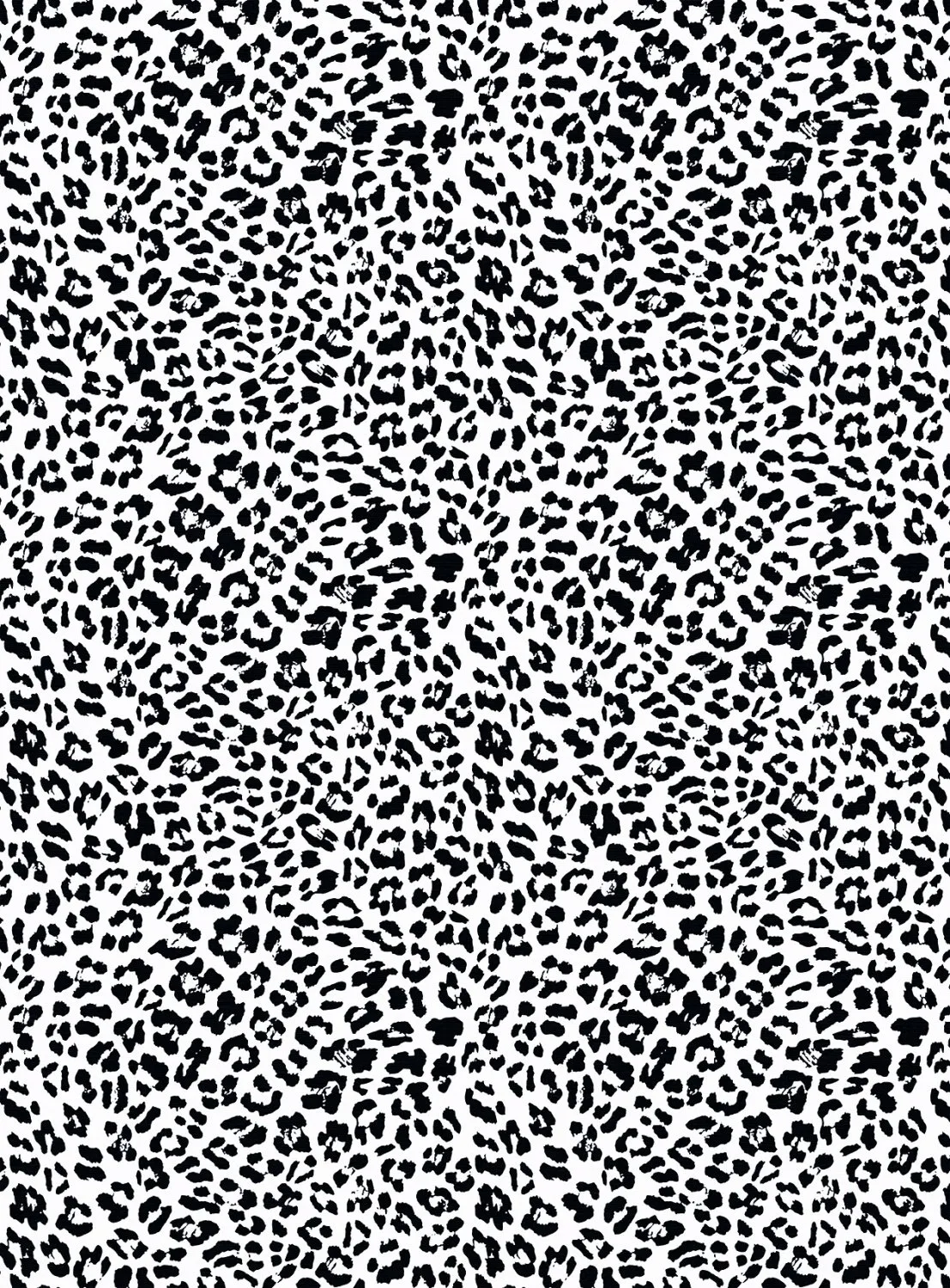 Wilton rug - Leopard (black/white)