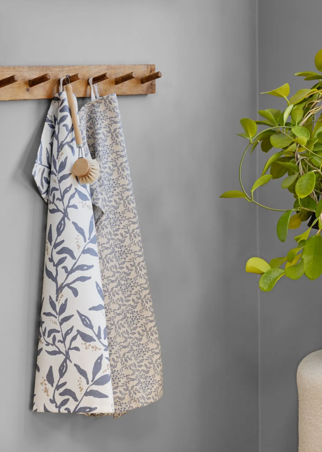 Kitchen towels 2-pack - Lilja (blue)