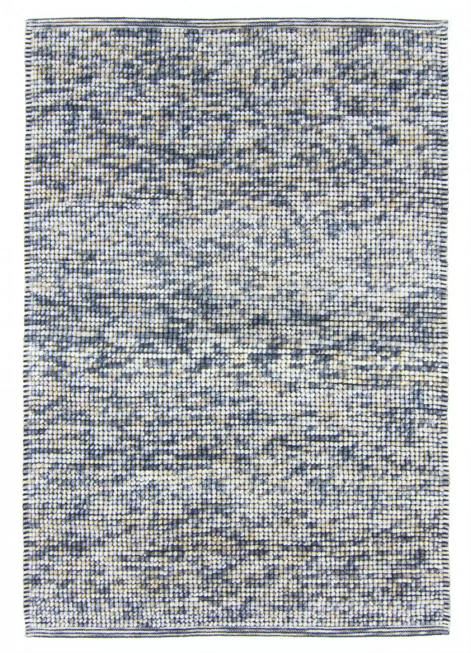 Wool rug - Luna (blue)
