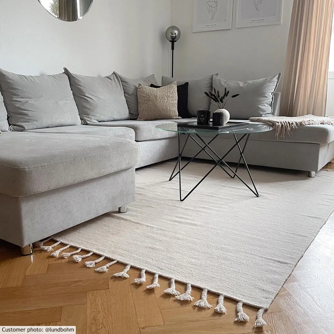 Wool rug - Malana (beige)