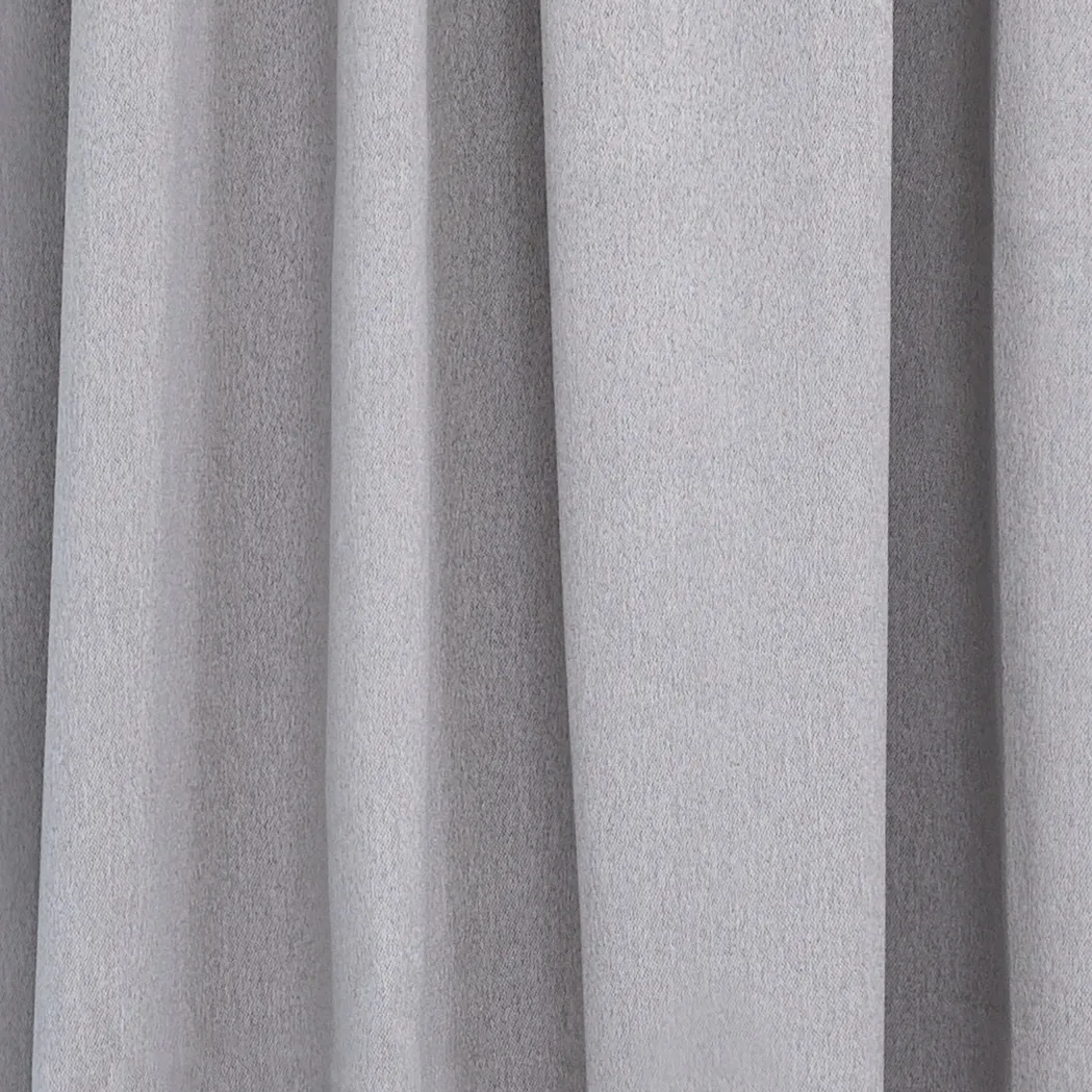 Curtains - Blackout curtain Flora (light grey)