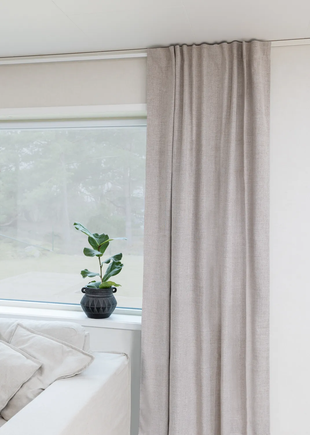 Curtains - Blackout curtain Amaris (beige)