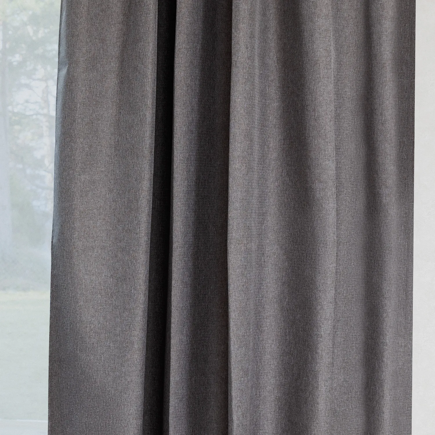Curtains - Blackout curtain Reyna (graphite)