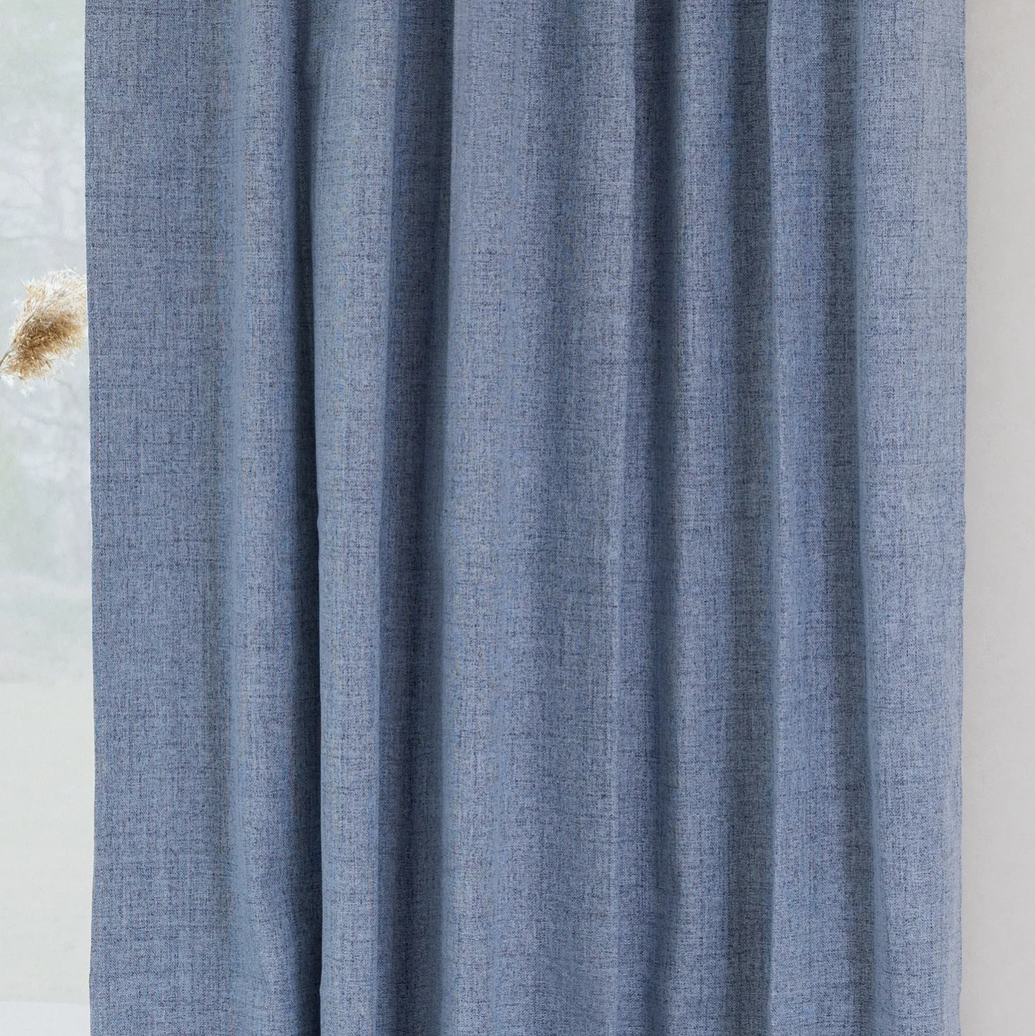 Curtains - Blackout curtain Amaris (light blue)