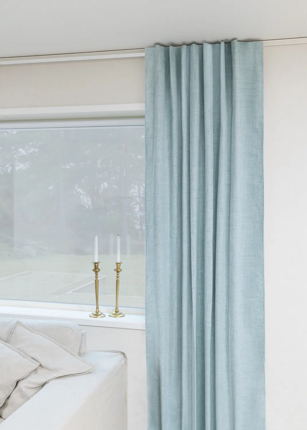 Curtains - Blackout curtain Amaris (turquoise)