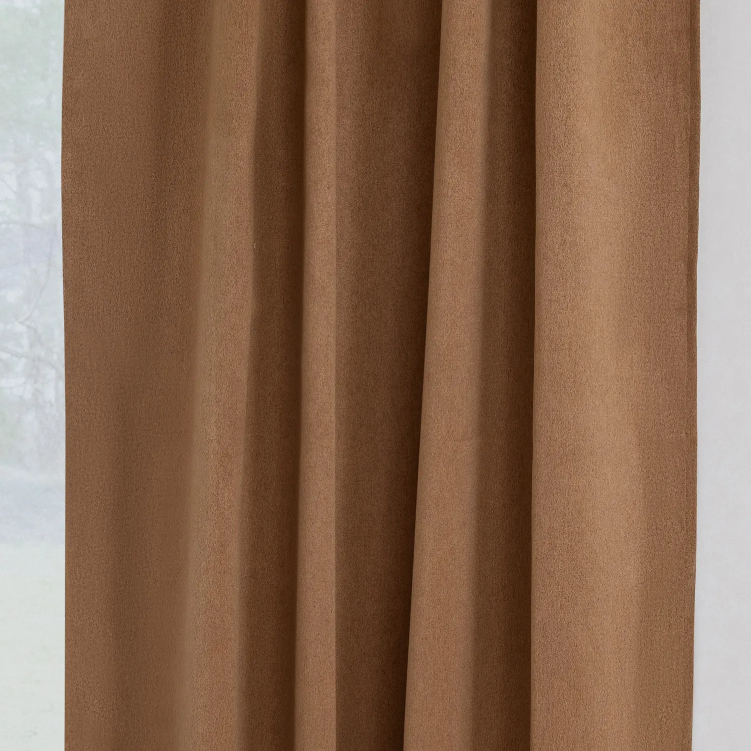 Curtains - Blackout curtain Flora (brown)