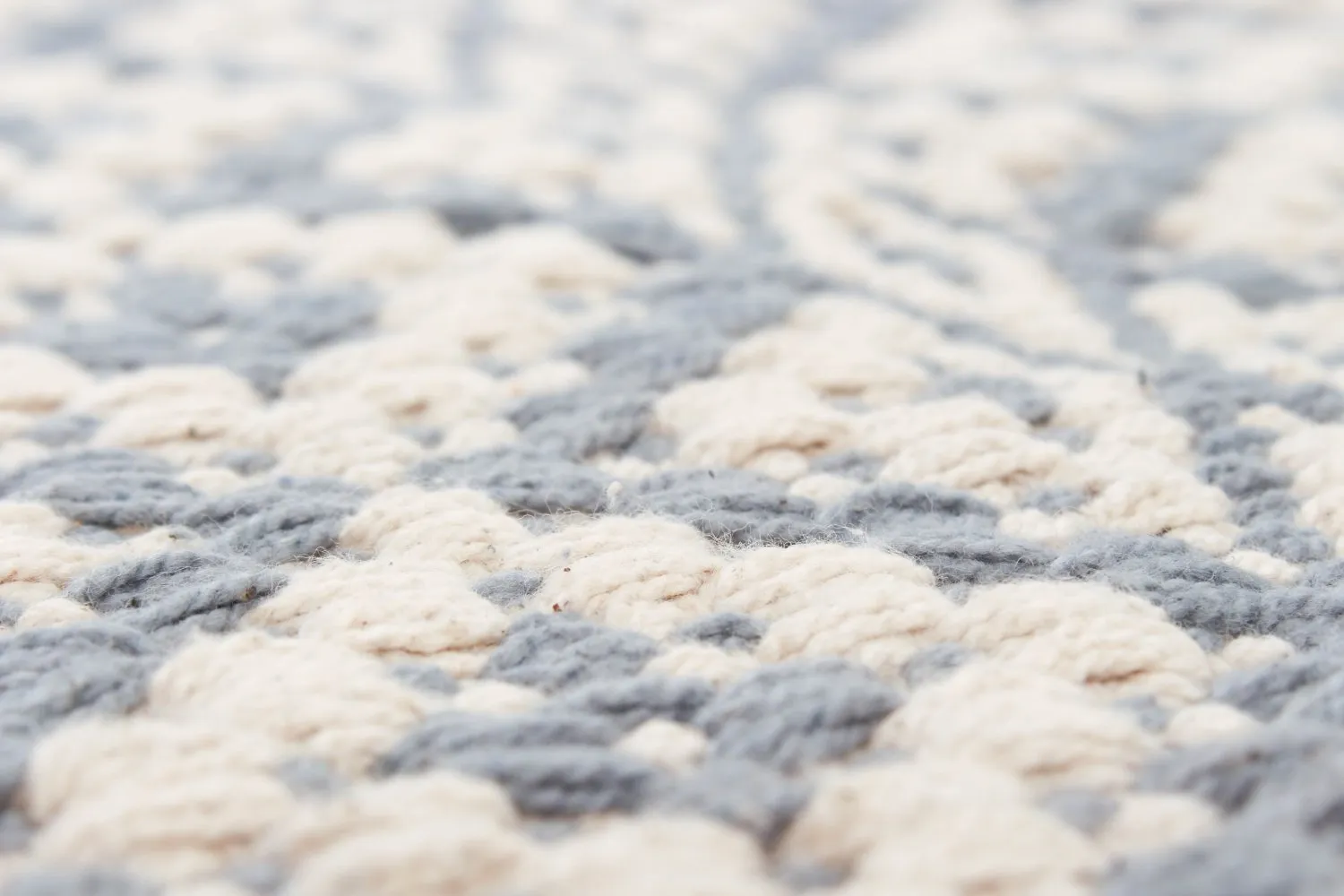 Rag rug - Lykke (grey/ice blue)