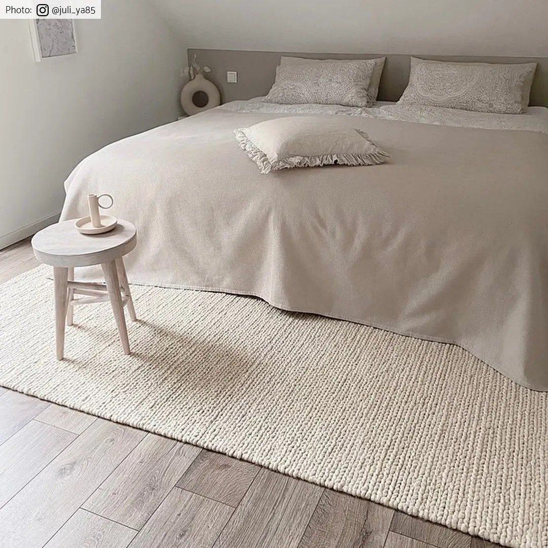 Wool rug - Lynmouth (cream)