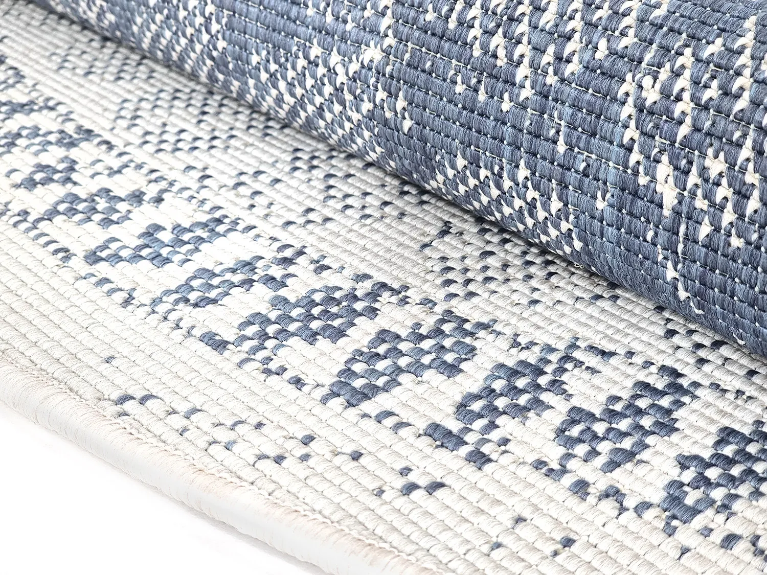 Round rug - Indoor/Outdoor Malcolm (blue)