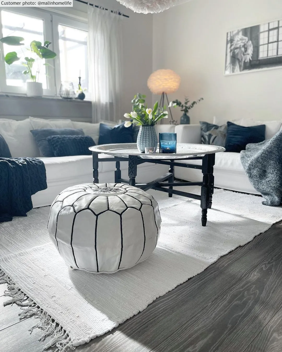 Rag rug - Silje (white)
