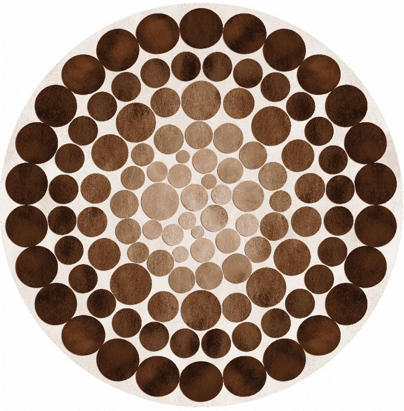 Round rug - Marineo (brown)