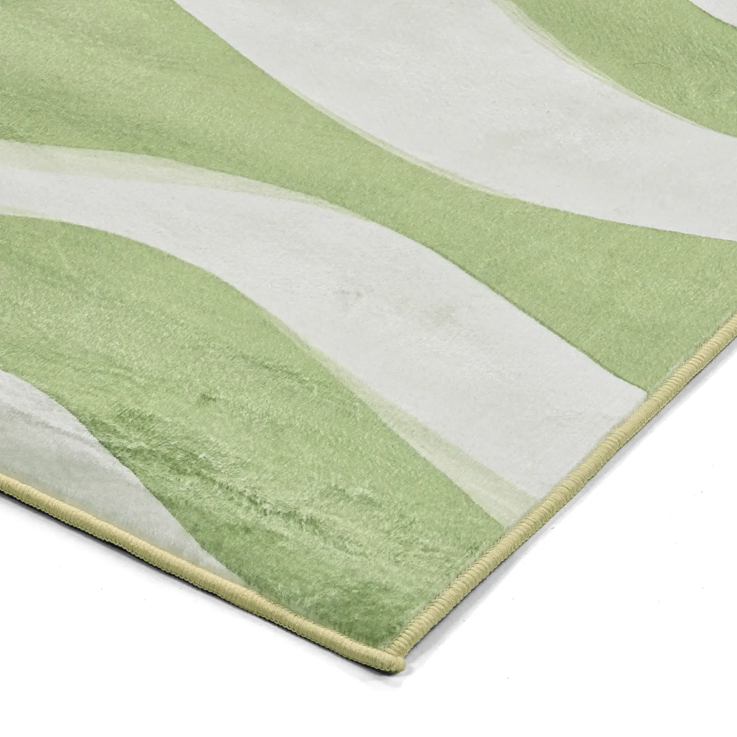 Wilton rug - Marsala (green/white)