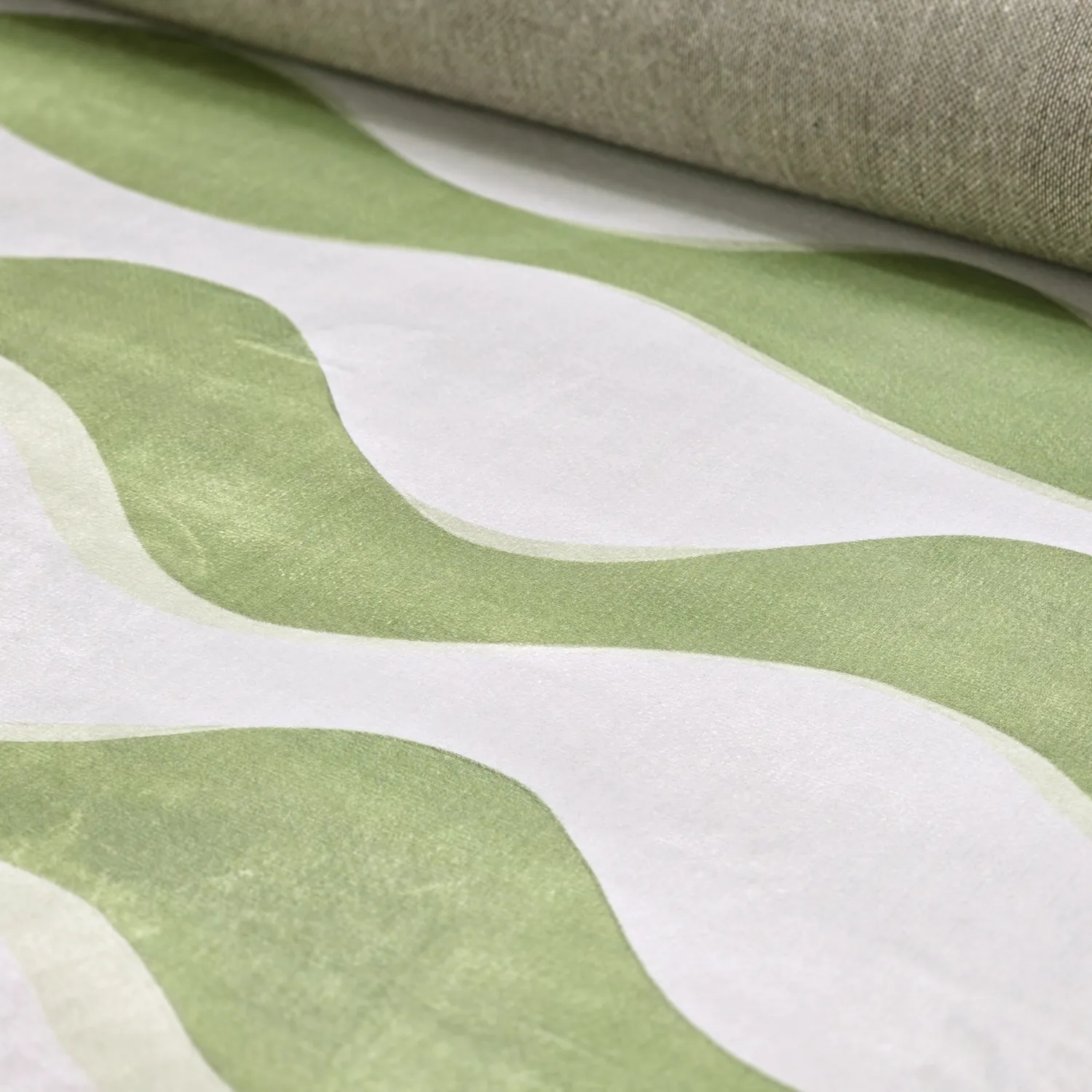 Wilton rug - Marsala (green/white)