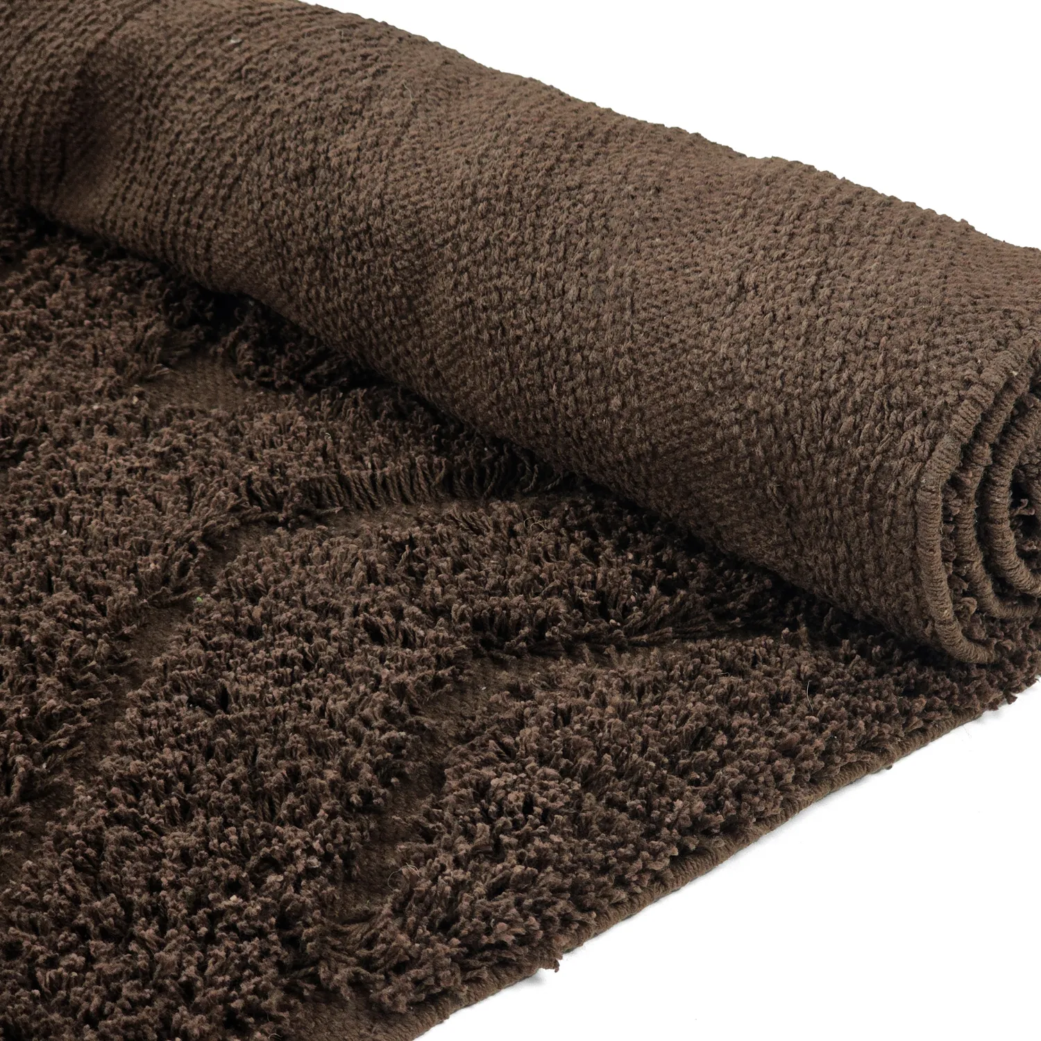 Shaggy rugs - Amberley Natural Cotton Shaggy (brown)