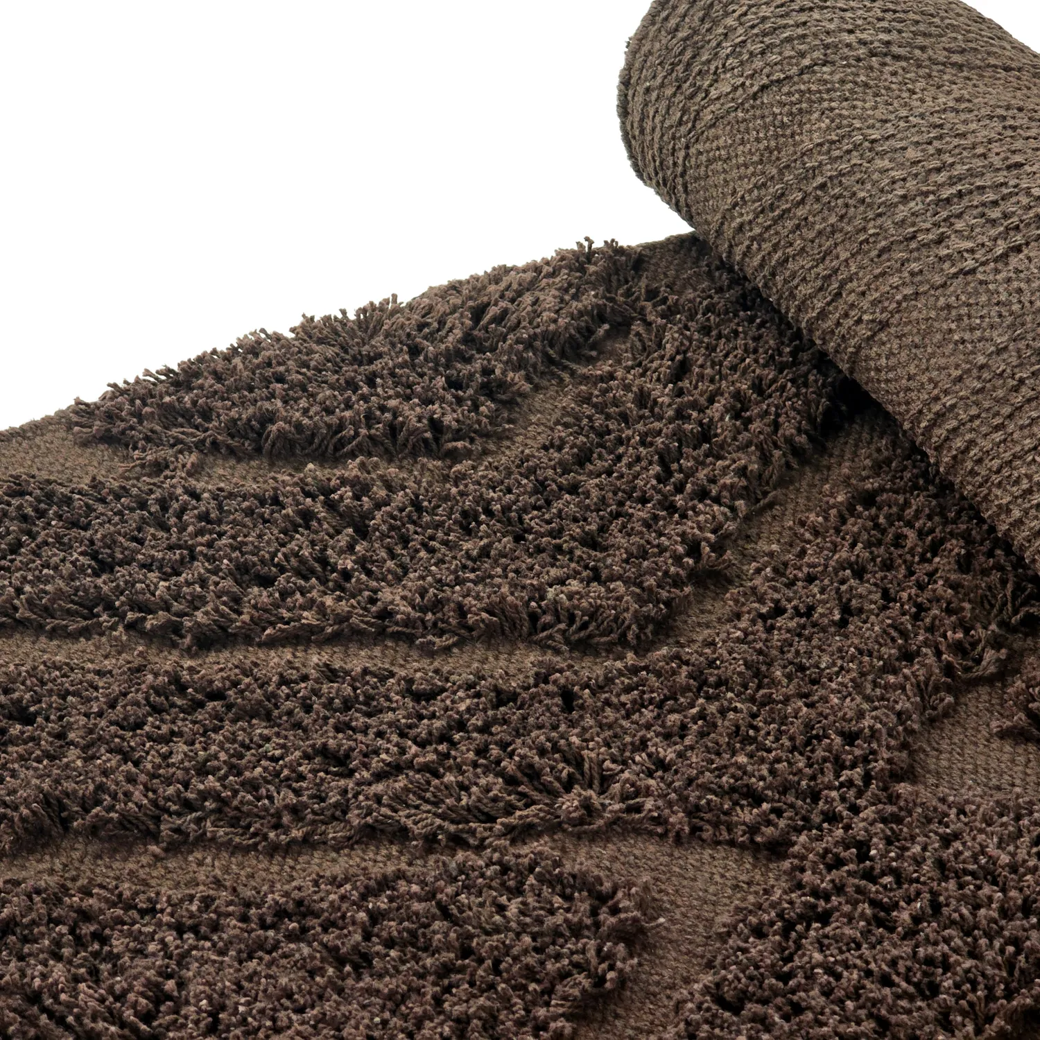 Shaggy rugs - Amberley Natural Cotton Shaggy (brown)