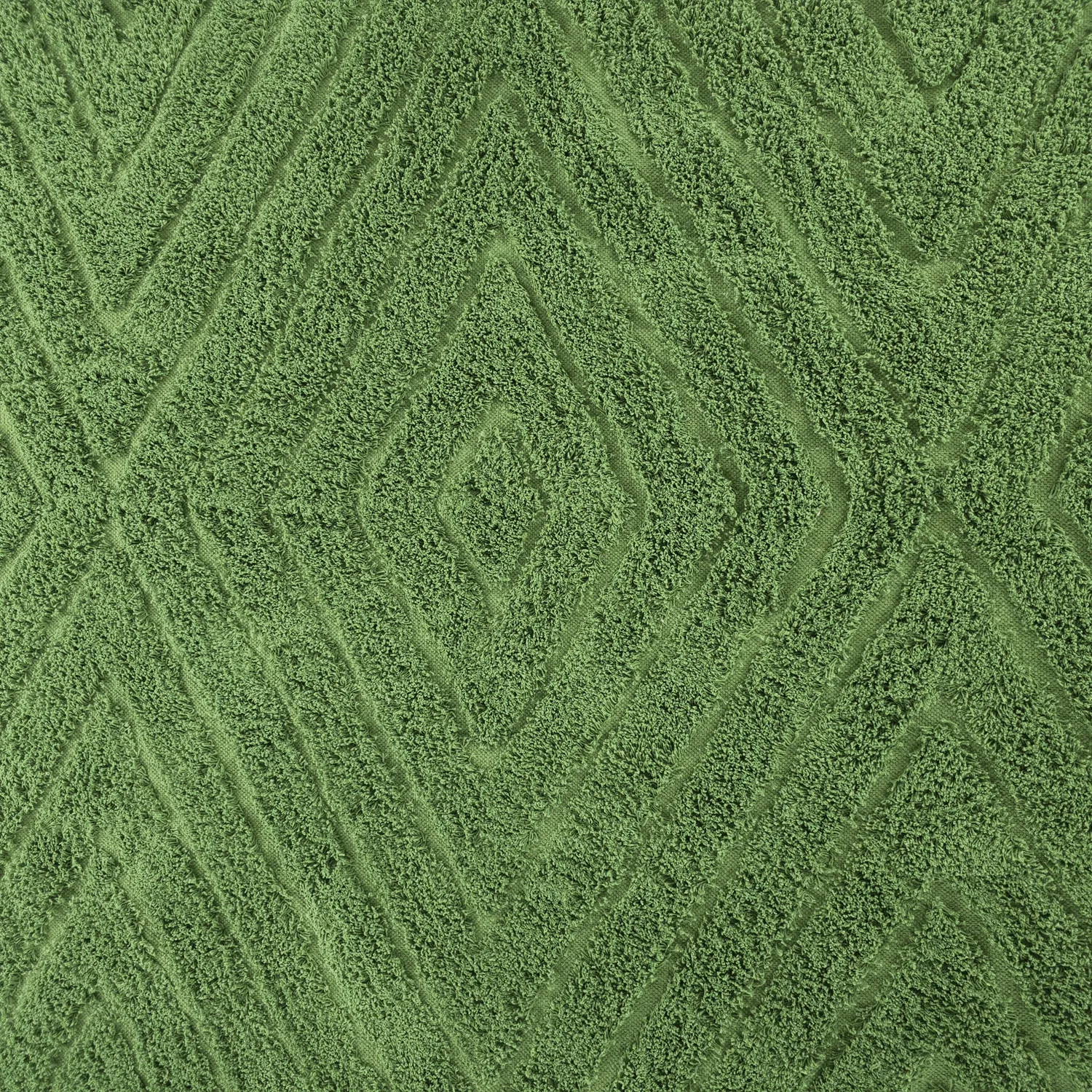 Shaggy rugs - Amberley Natural Cotton Shaggy (green)