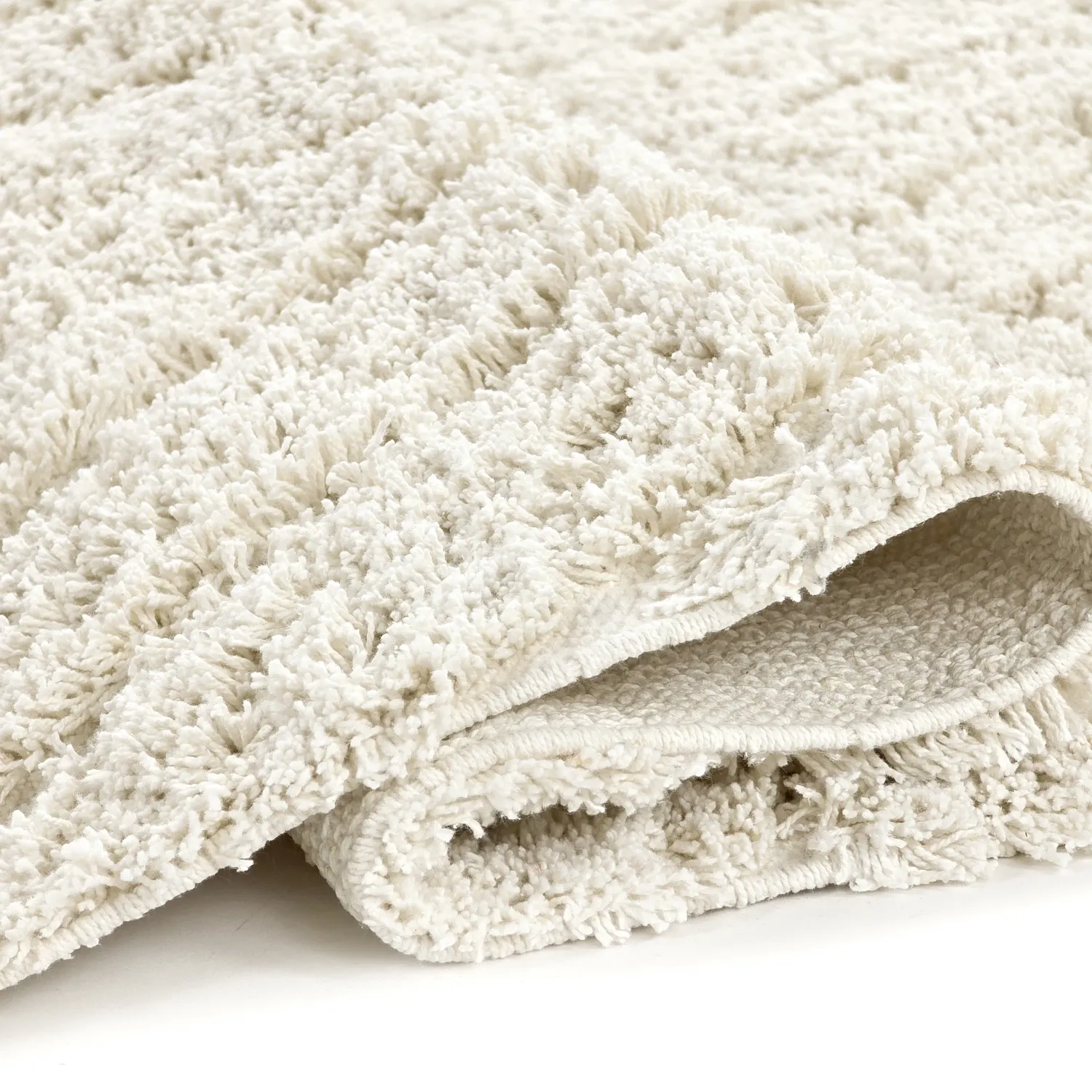 Shaggy rugs - Amberley Natural Cotton Shaggy (off-white)