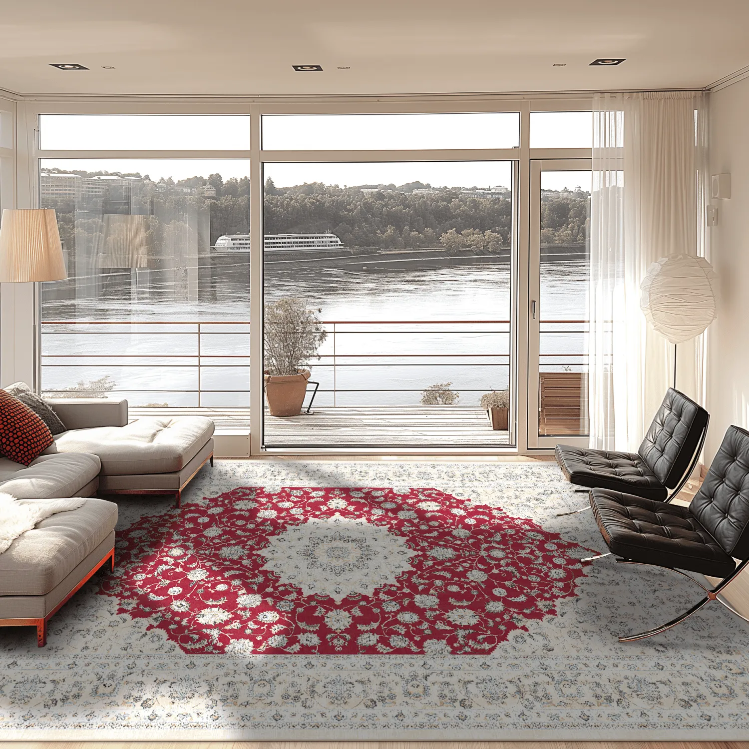 Wilton rug - Arabella (red)