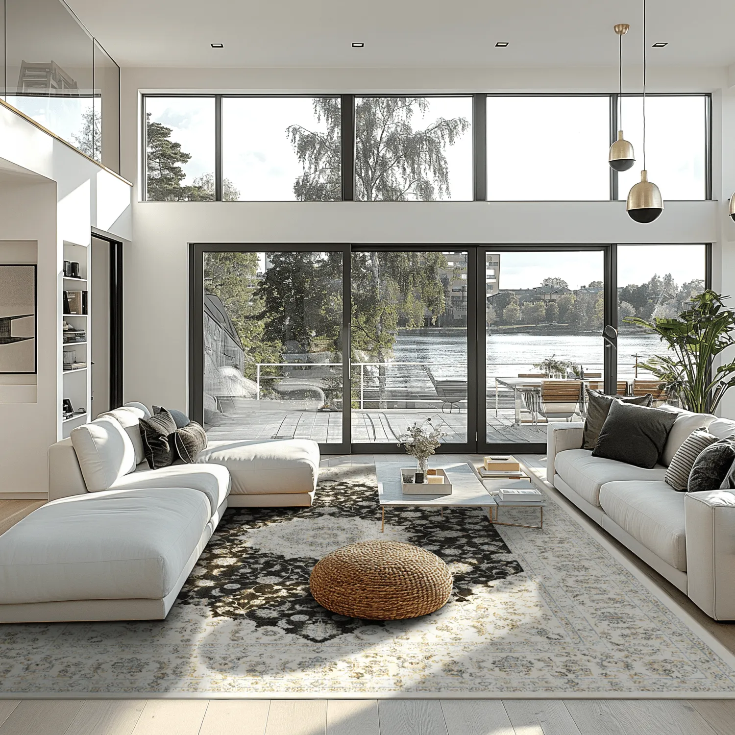 Wilton rug - Arabella (black)
