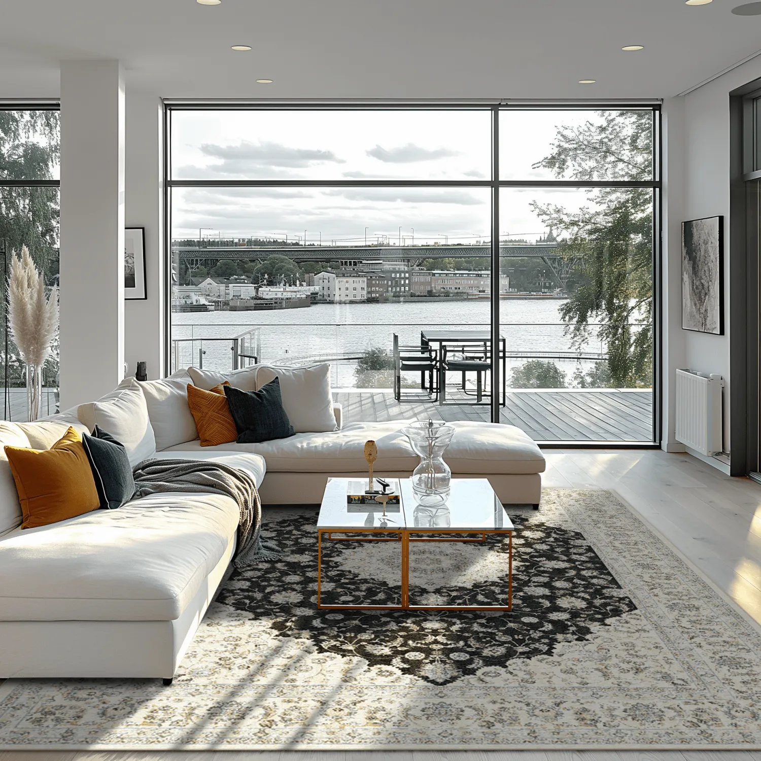 Wilton rug - Arabella (black)