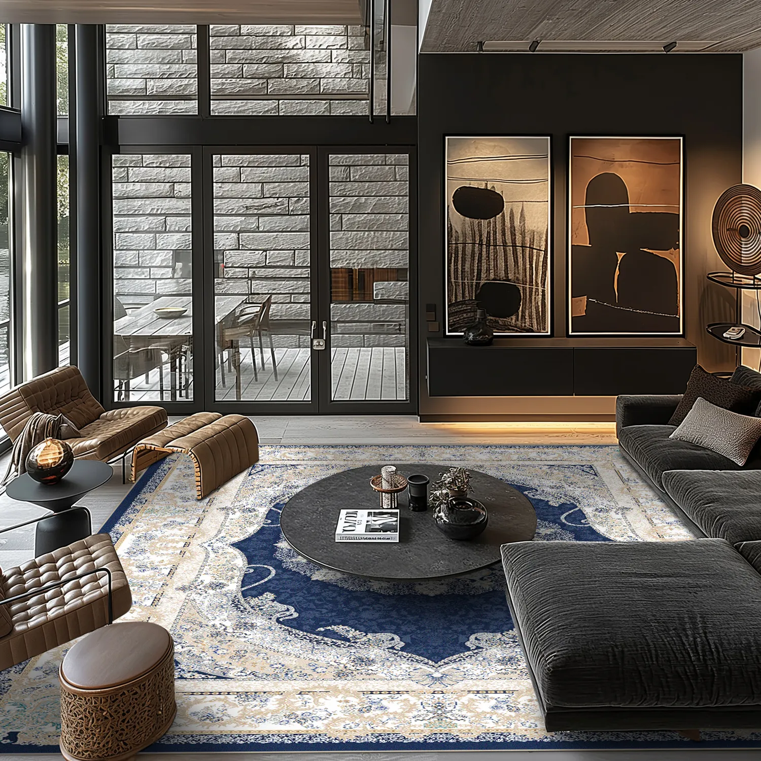Wilton rug - Asara (blue)