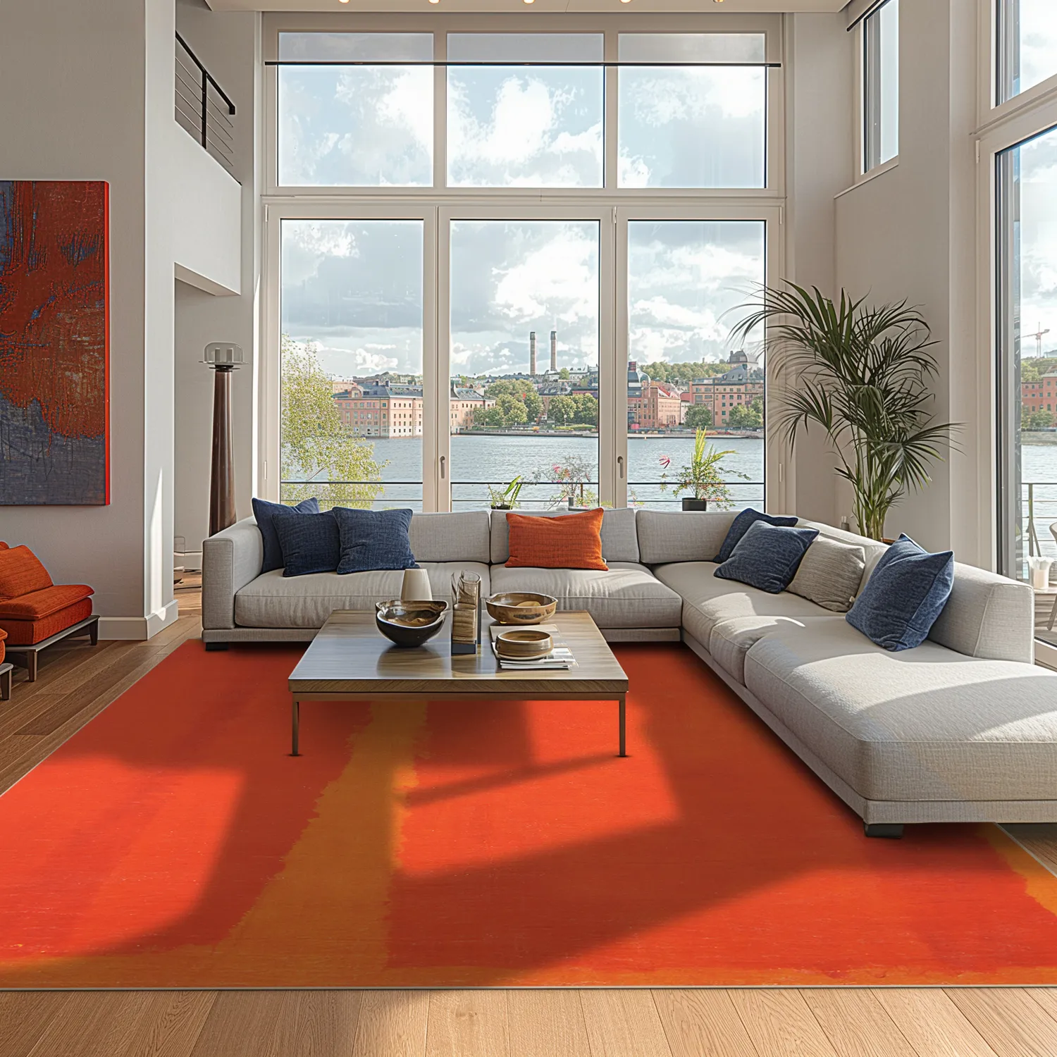 Wilton rug - Asti (orange)