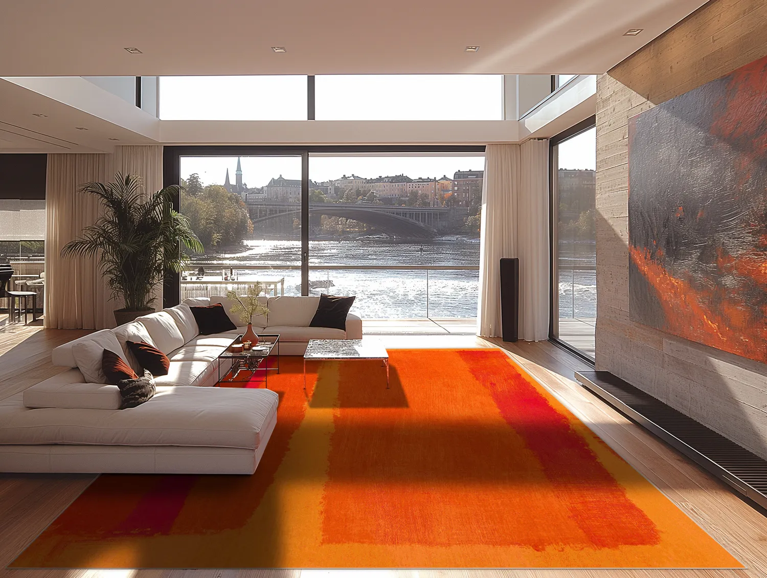 Wilton rug - Asti (orange)