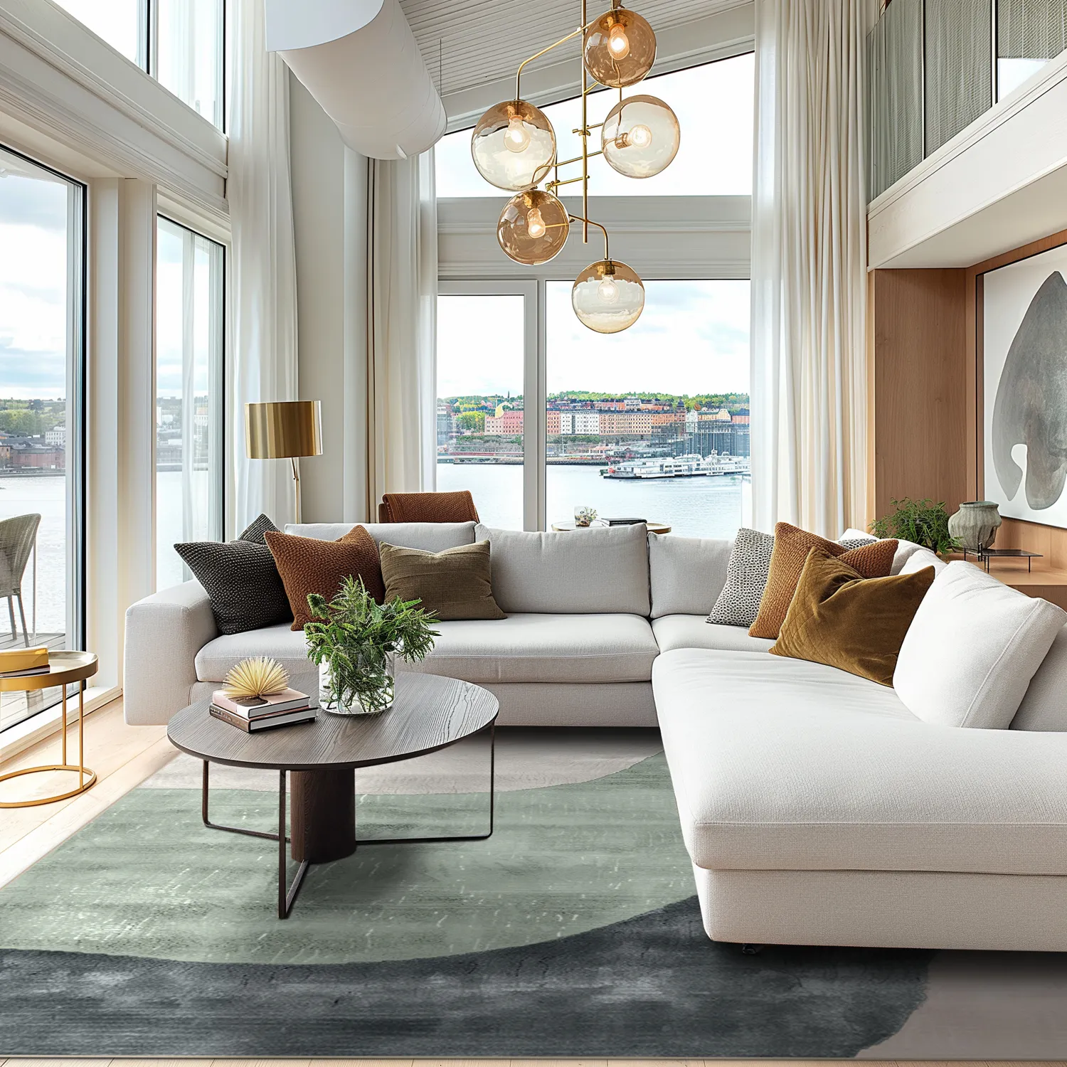 Wilton rug - Barcelona (green)