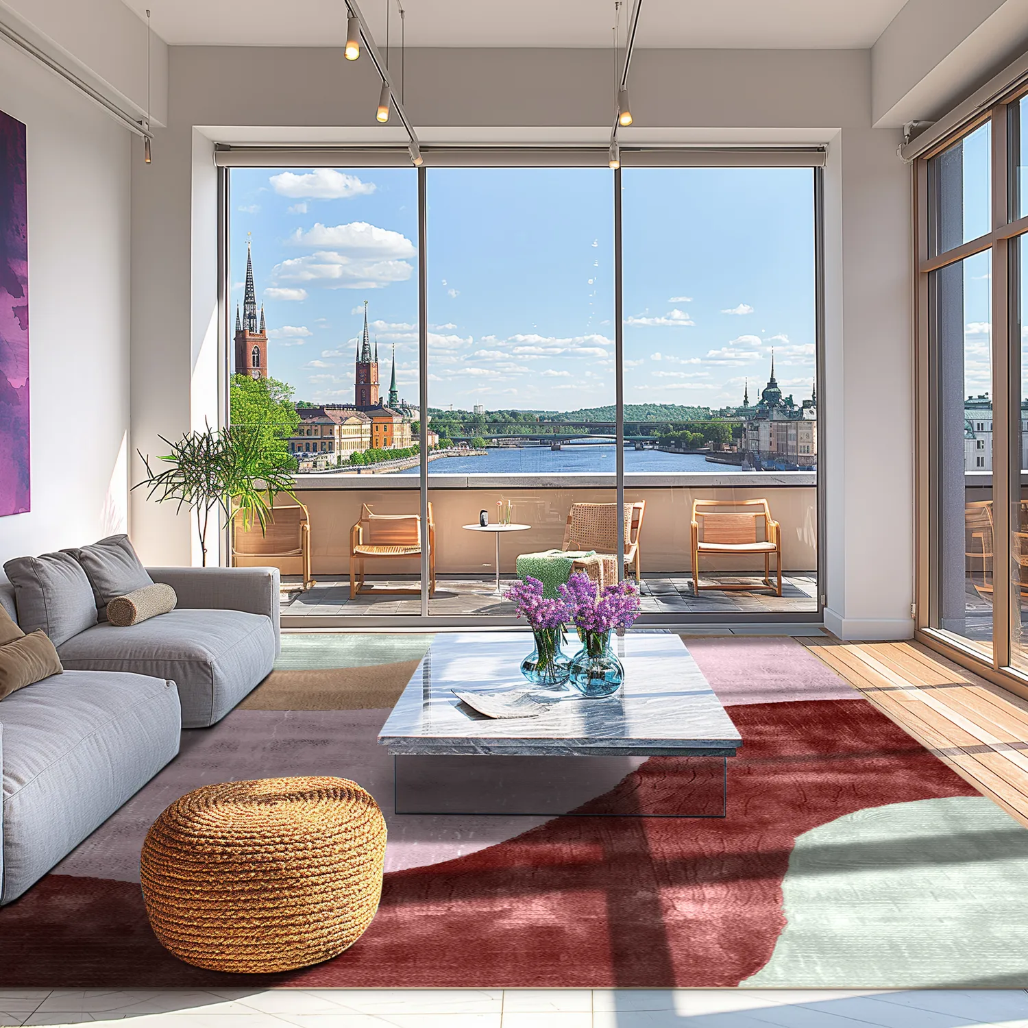 Wilton rug - Barcelona (pink)