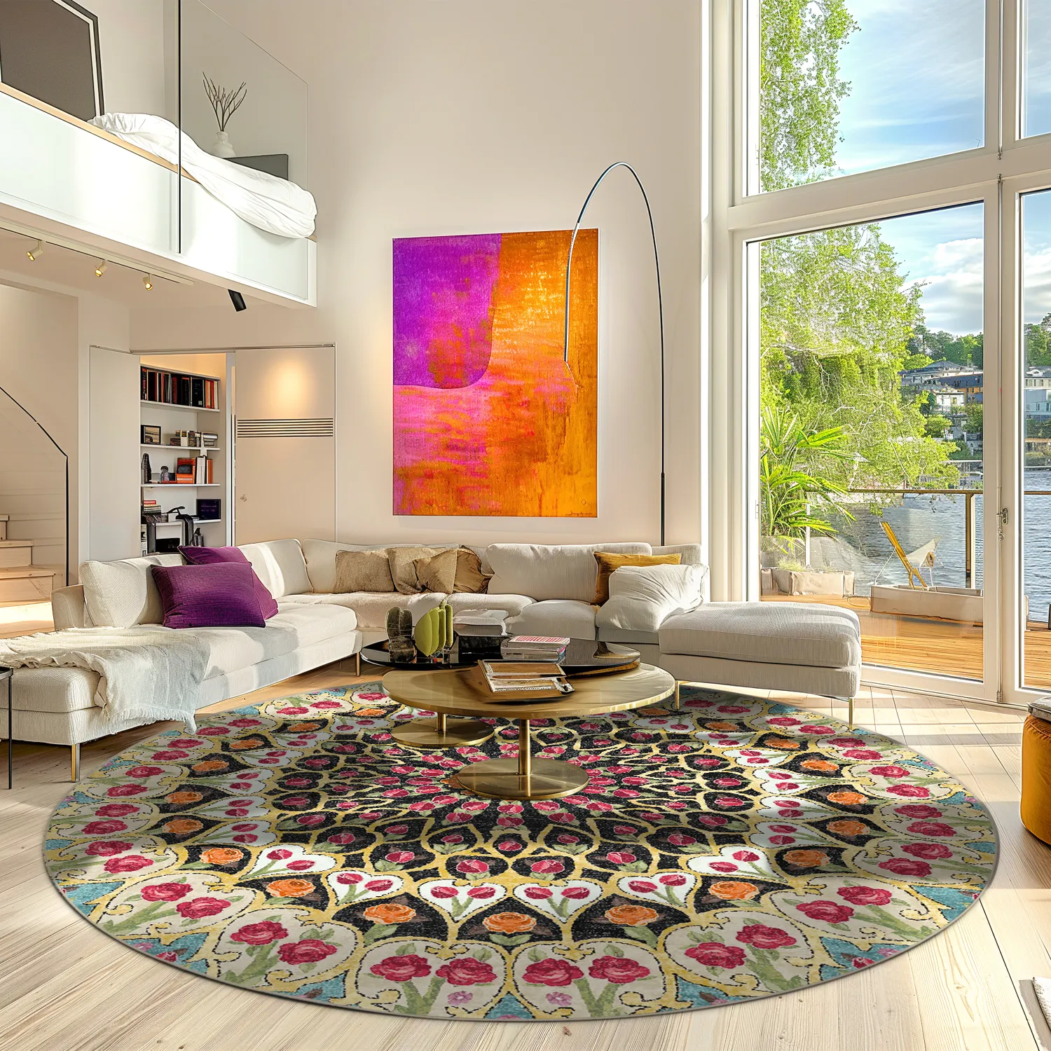 Round rug - Barete (multi)