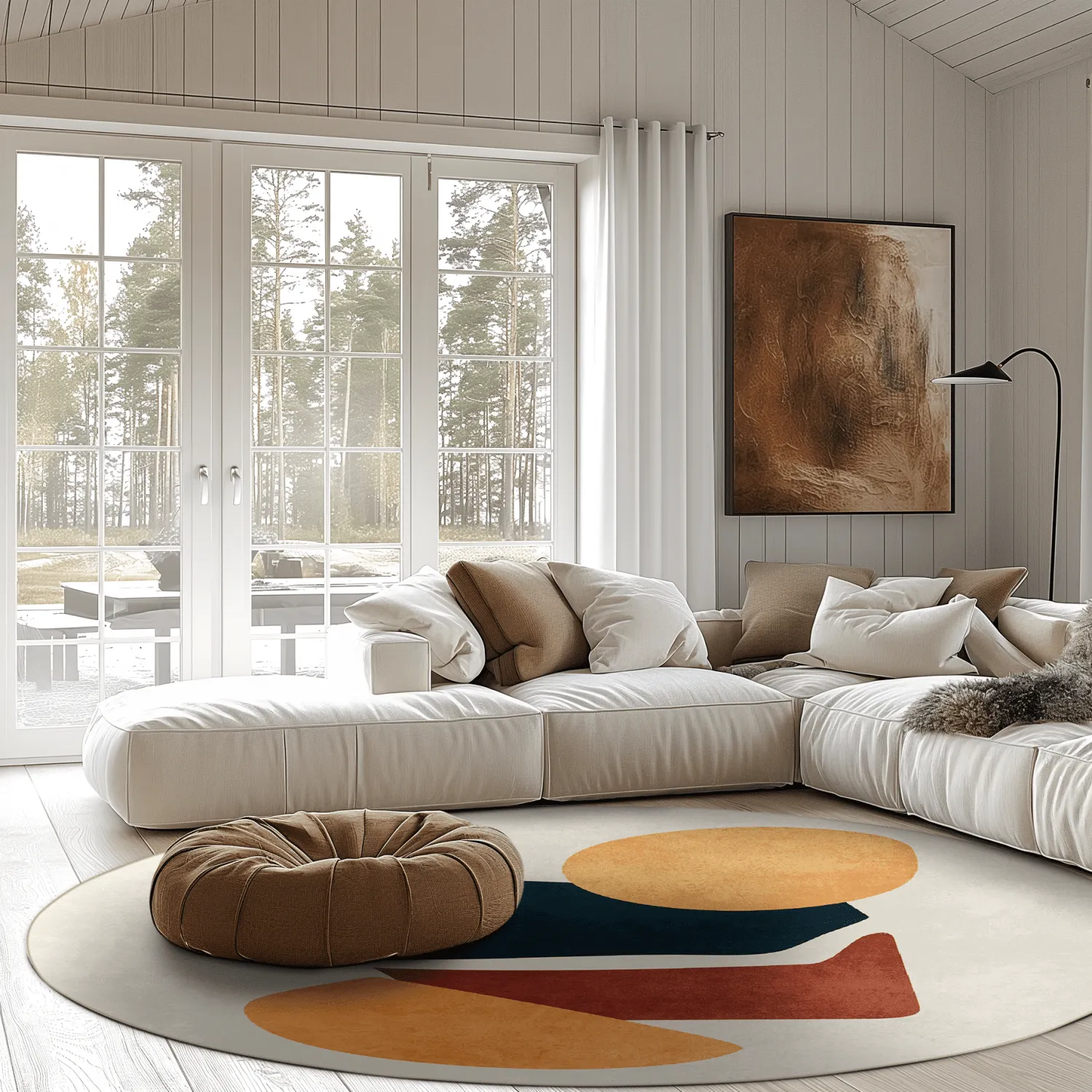 Round rug - Beira (multi)