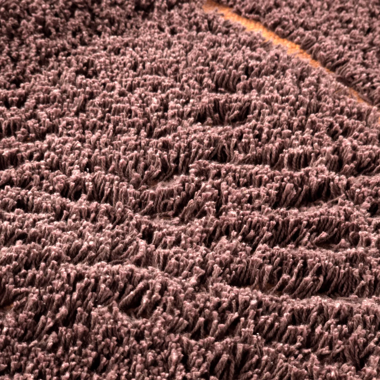 Shaggy rugs - Bellevue Natural Cotton Shaggy (red/orange)