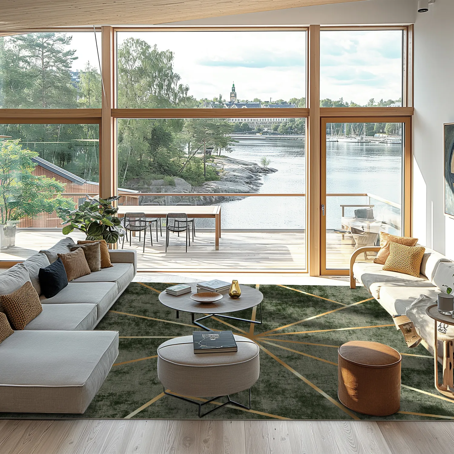 Wilton rug - Bellizzi (green)